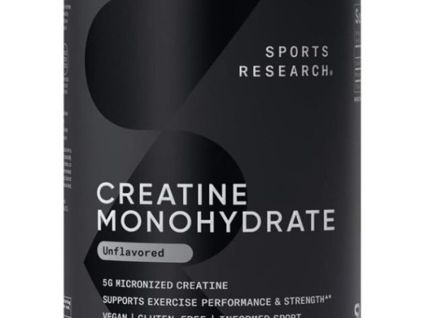 Sports Research Creatine Monohydrate, 1.1 lbs only $15.65 shipped!